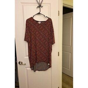 LuLaRoe Irma Medallion Print Oversized Top XL